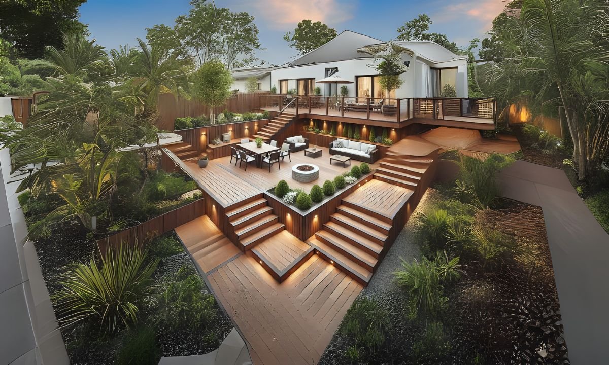 Tiered Multi-Level Deck